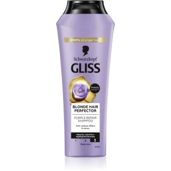 Schwarzkopf Gliss Blonde Hair Perfector șampon de păr neutralizeaza tonurile de galben - imagine 2